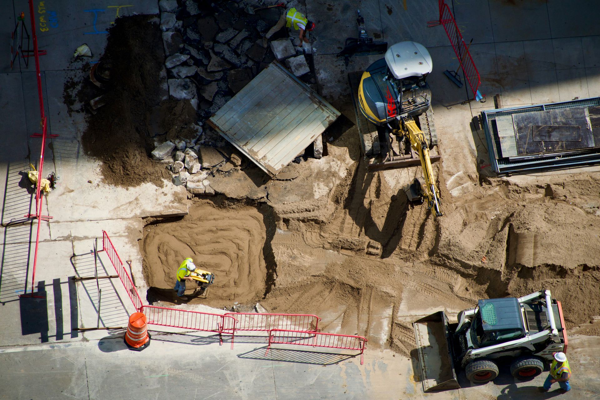 Photo libre de droit d'un chantier de construction